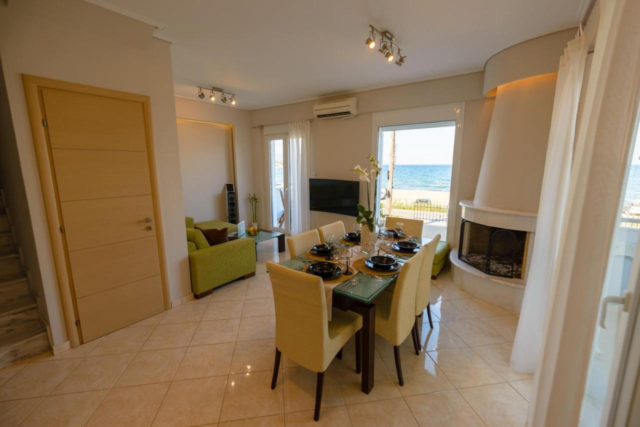 Lemoni Luxury Residence In Front Of The Sea Kechries Exterior photo