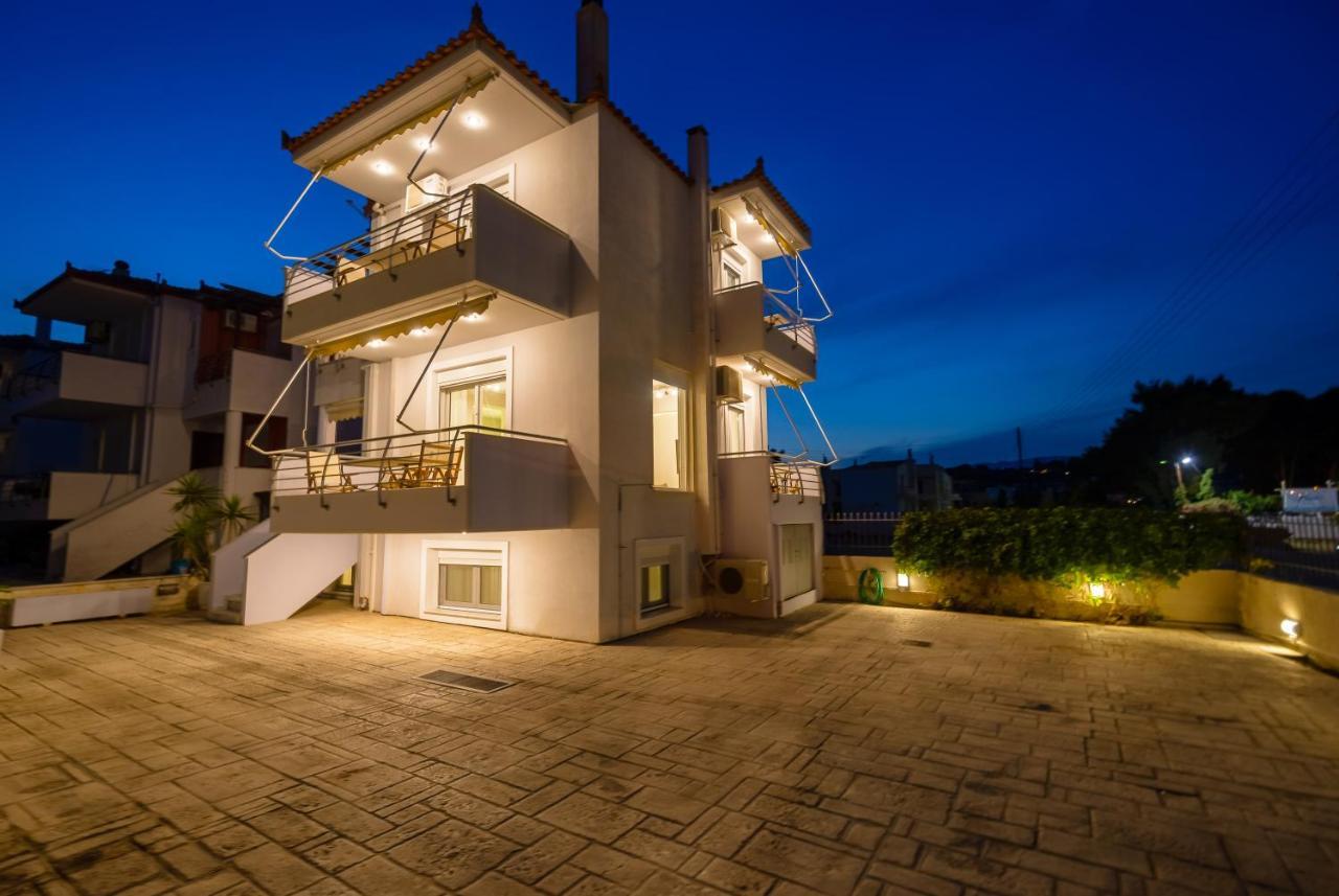 Lemoni Luxury Residence In Front Of The Sea Kechries Exterior photo